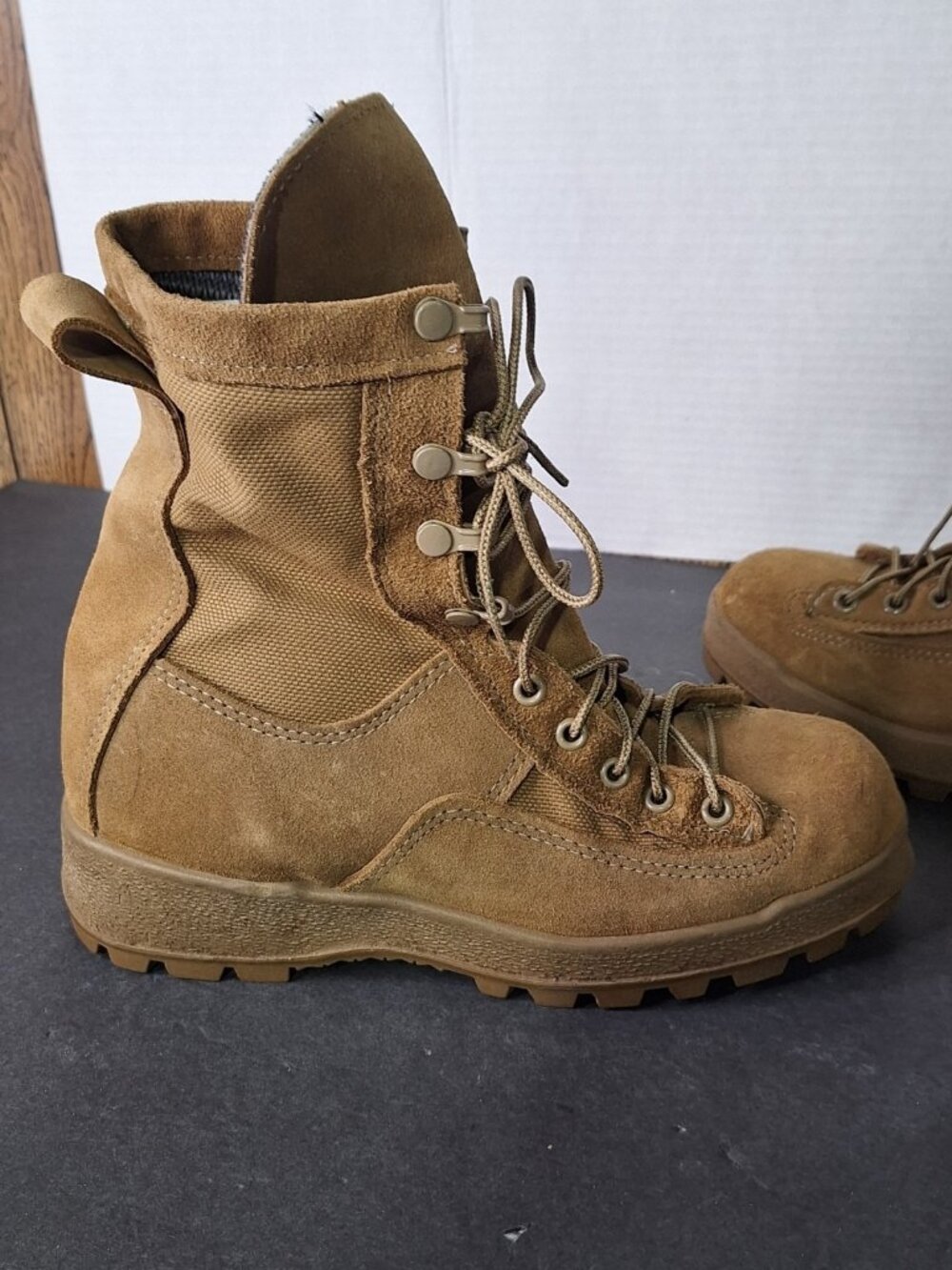 McRae Army Hot Weather Combat Boots, Coyote Brown Men's Sz 5.5 W, - Picture 9 of 13